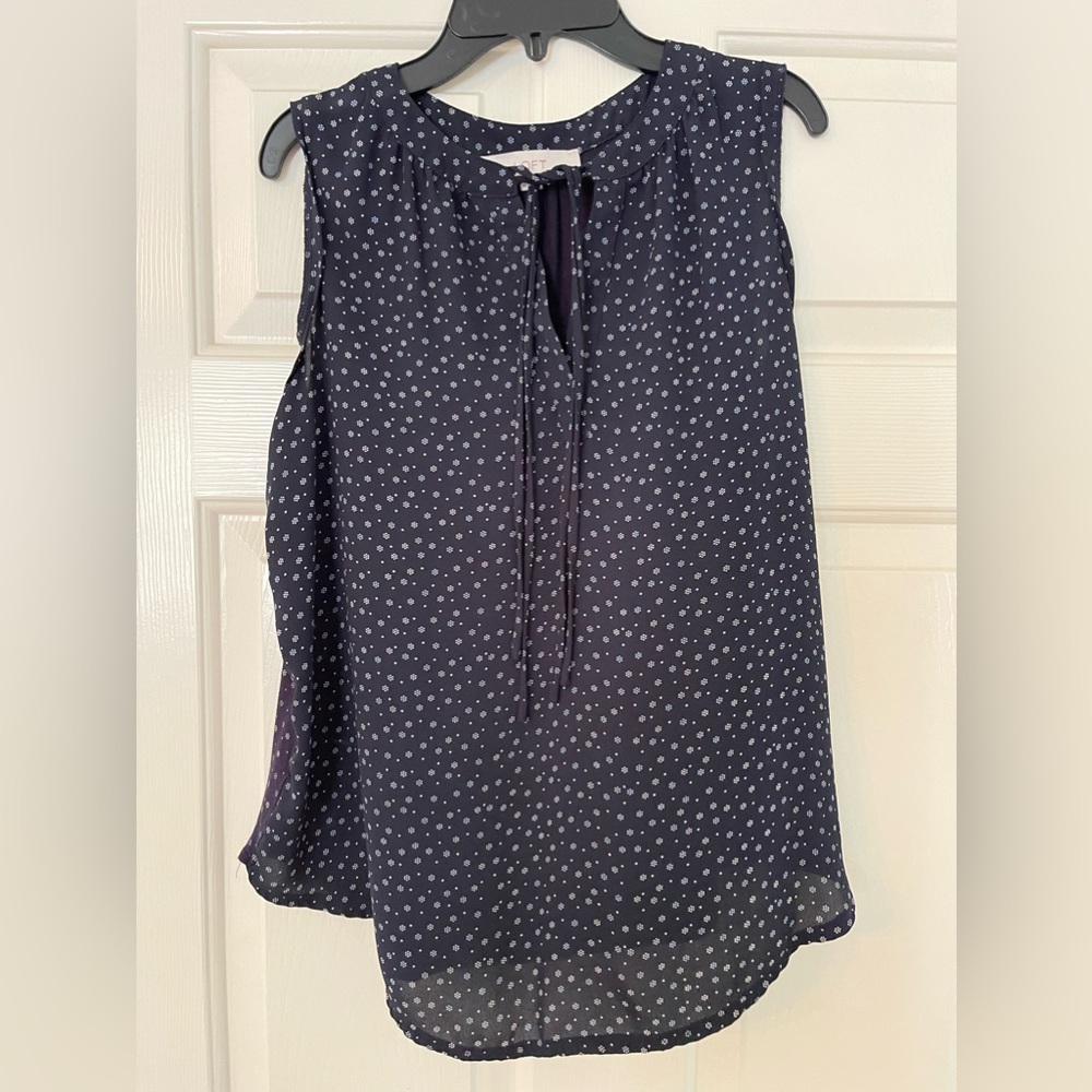 LOFT sleeveless blouse